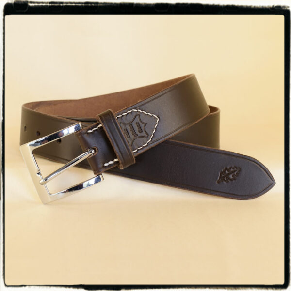 Ceinture cuir cousue main – Image 6