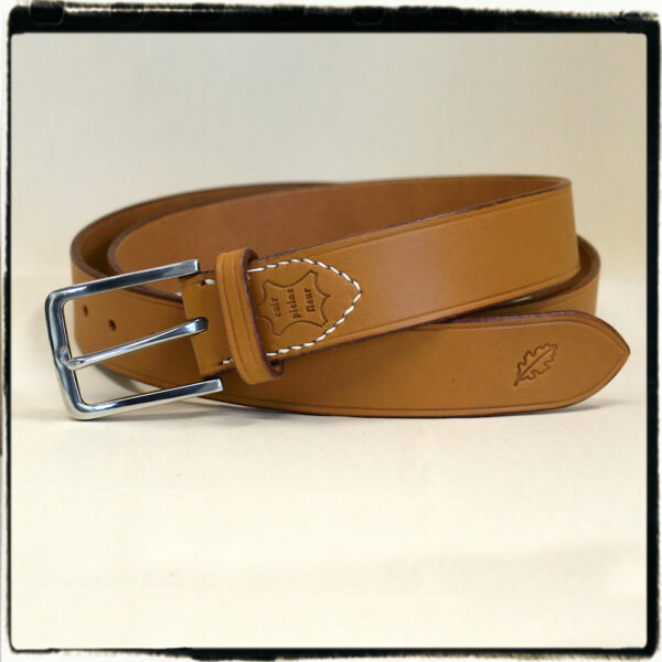 Ceinture cuir cousue main – Image 3