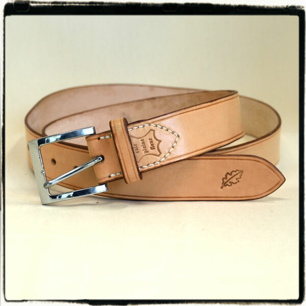 Ceinture cuir cousue main – Image 4